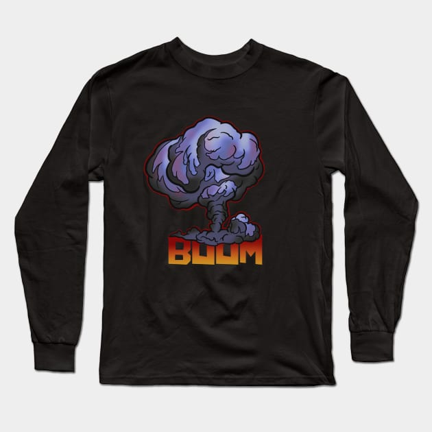 Boom Long Sleeve T-Shirt by Tameink